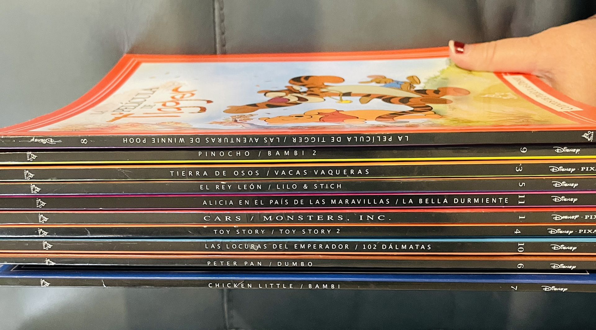 Cuentos De Películas Disney Set De 10 Libros