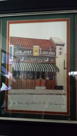 Joe jost lithograph, long beach