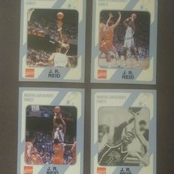 1989 Collegiate J.R. Reid North Carolina Tar Heels Basketball Card Cards Lot Vintage Collectible Sports NCAA