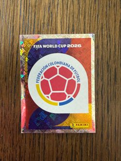 Panini World Cup 2026 album Colombia logo col 1 foil