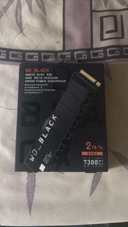 WD Black SN850X 2TB NVMe SSD with Heatsink