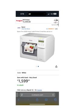 Epson Tm-c3500 Colour Label Printer D interface usb lan ni