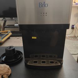 Used Brio Limited Edition Top Loading Countertop Water Cooler Dispenser with Hot Cold