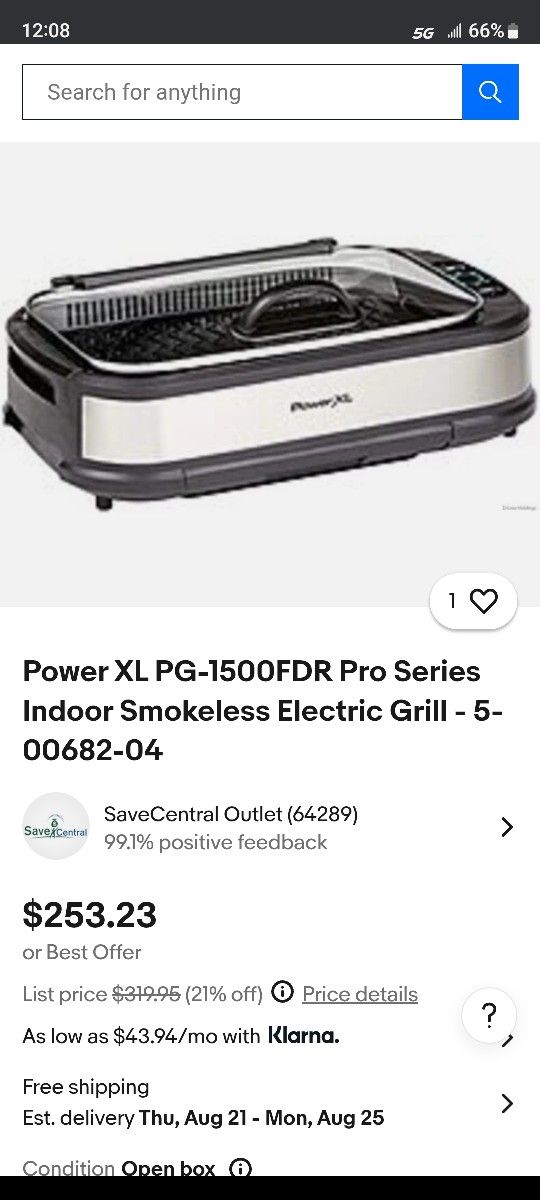 Indoor Smokeles Electric Grill