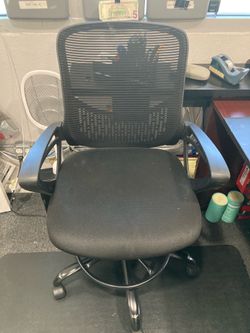 Black Rolling chair