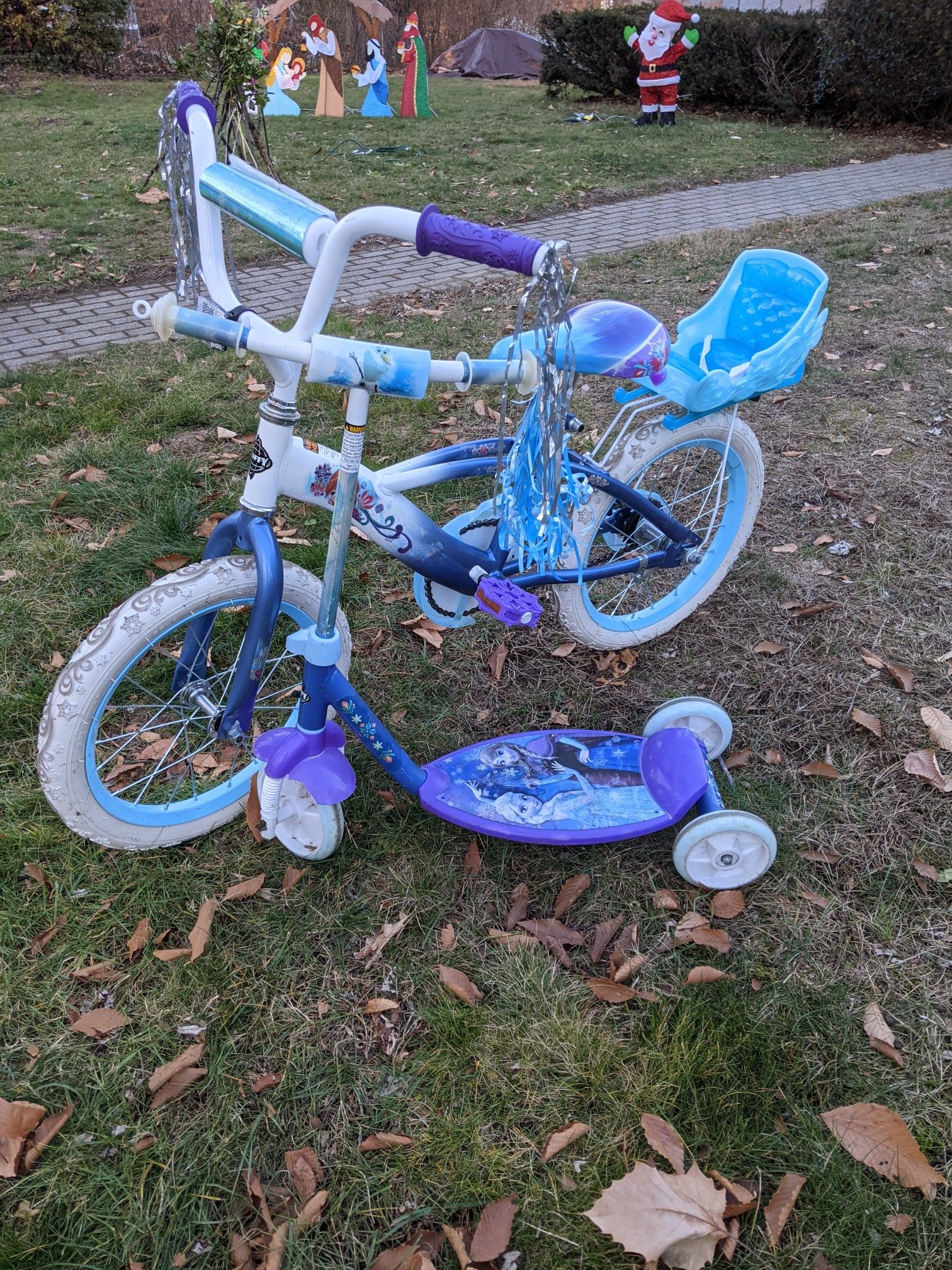 Free: Frozen bike and scooter