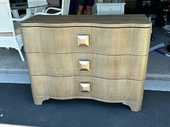 Bronzed, Gold  Dresser