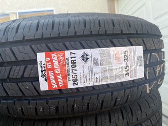 265/70R17 Tires