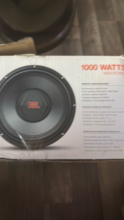 Jbl 12inch sub
