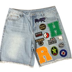 Men patch jorts