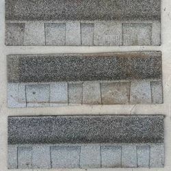 Asphalt Roof Shingles Each piece dimensions: Width: 100cm/39.37inch Depth :33cm/13.11inch thickness:0.53cm/0.2inch I have six pieces for sale  Like Ne