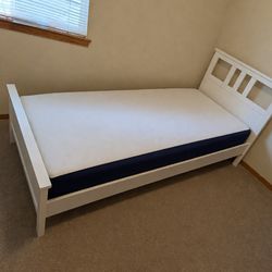 Twin Bed Frame + Mattress Bundle — $115 OBO