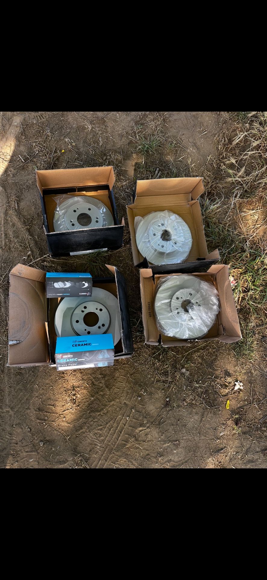 Front And Rear Brakes And Rotors 2008 Honda Accord