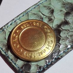 Authentic Snake Coach Belt