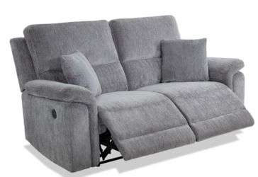 Couch with power recliners and usb ports