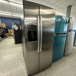 GE SIDE-BY-SIDE REFRIGERATOR‼️