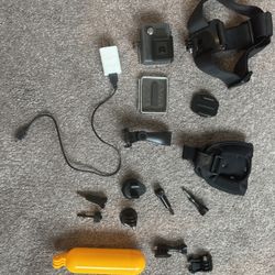Go Pro Hero With Micro SD And Several Mounts