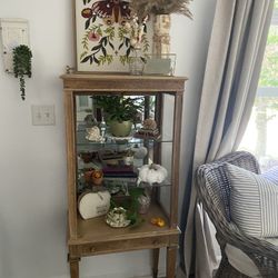 Curio Cabinet  54hx24wx13d