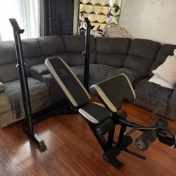Olympic Weight Bench & Squat Rack