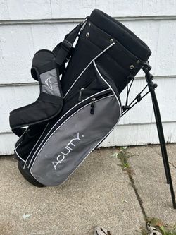 Acuity Golf Stand Bag Black Gray