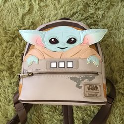Baby Yoga Loungefly Disney Parks Backpack