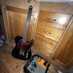 Brand New Fender Electric Guitar With Fender Amplifier