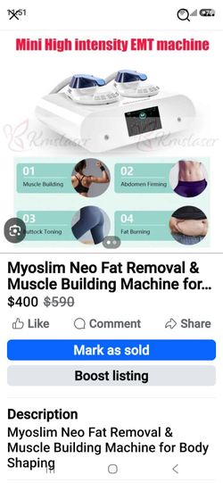 Myoslim Neo Fat Removal & Muscle Building Machine