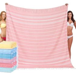 Giant Turkish Beach Towel Blanket 85x75 Cotton XXL Extra Large Oversided Bath Pool Blankets XL Huge Bed Sand Free Throw Towels Picnic Outdoor Big Quil