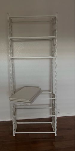 4-tier bakers rack White Iron