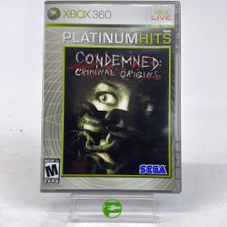 Condemned Criminal Origins [Platinum Hits] (Microsoft Xbox 360, 2005)