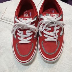 Vans Skate Rowley Red Skate Shoes