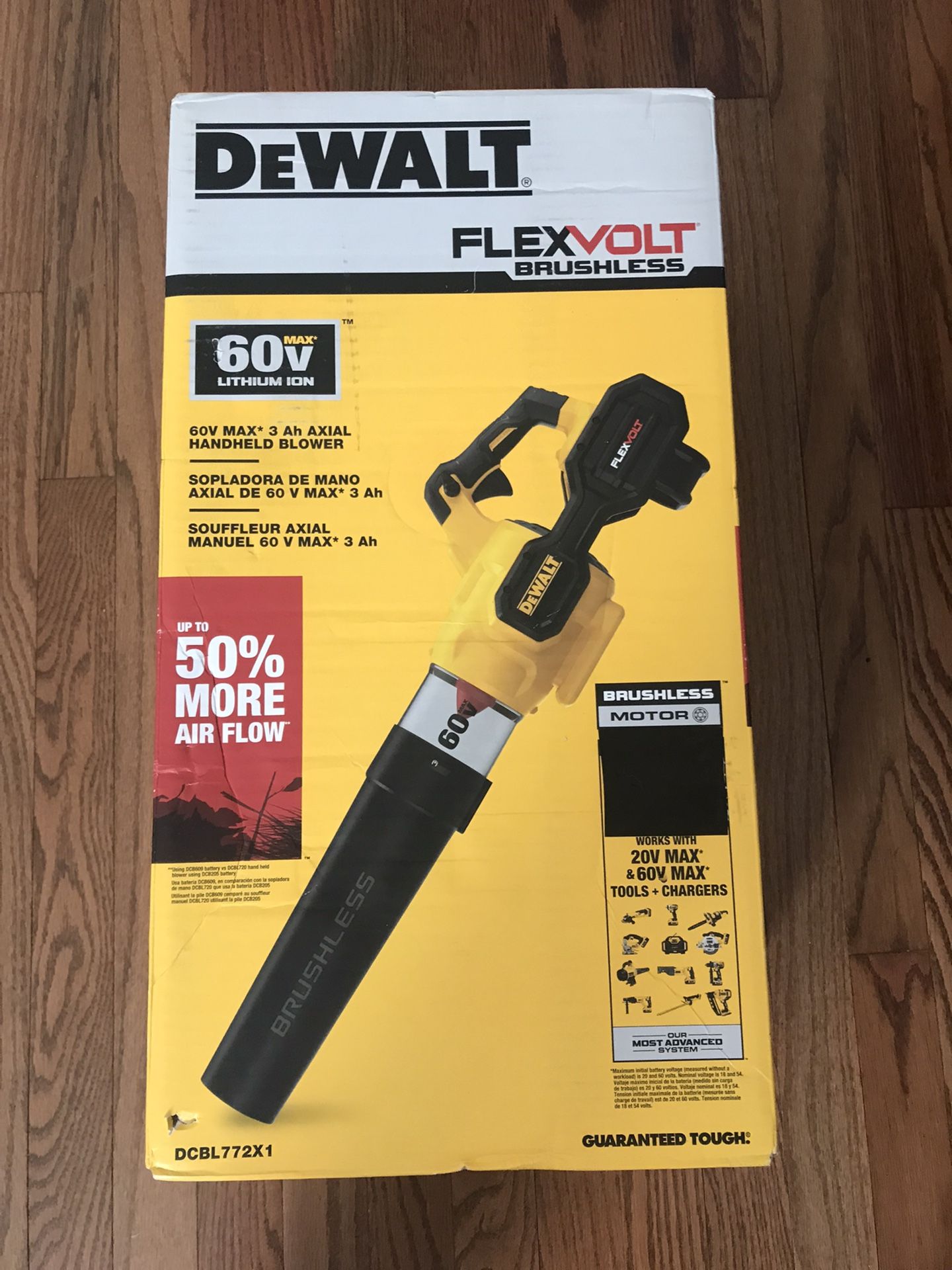Dewalt Flex Volt Leaf Blower Tool Olny brand New $120 Firm Cash Olny