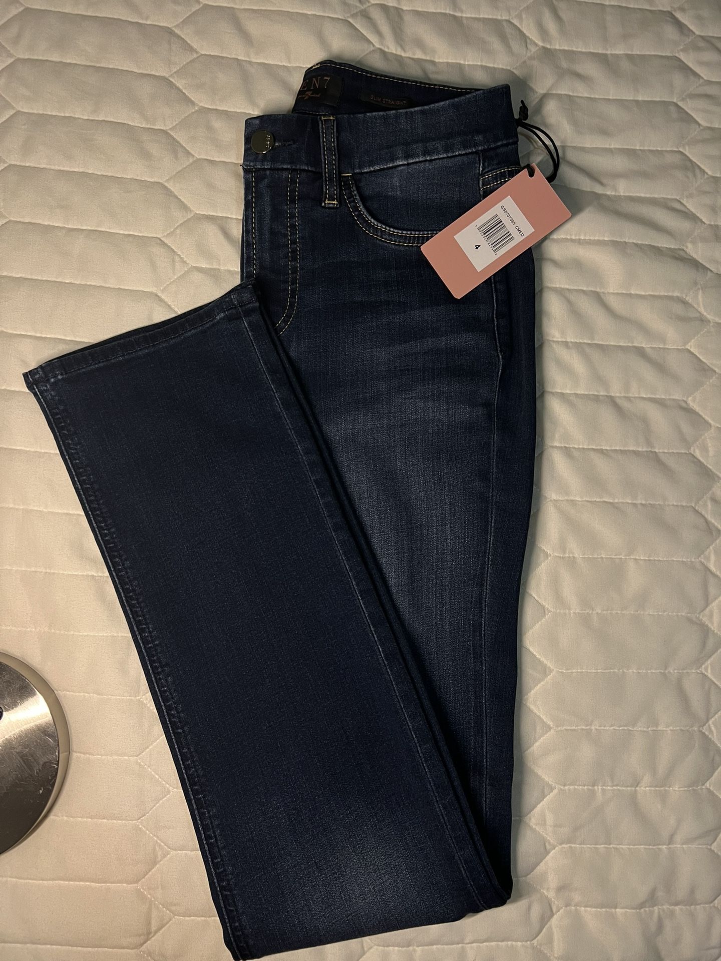 7 FOR ALL MANKIND slim straight jeans