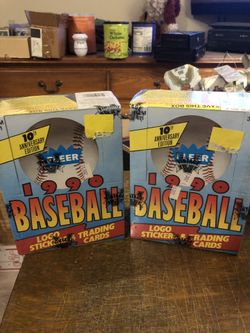 Baseball Cards: Fleer—1990 Wax Packs