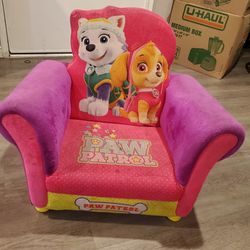 Pink & Purple Paw Patrol Chair