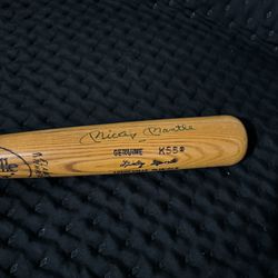 Mickey Mantle Signed Baseball Bat. $2000