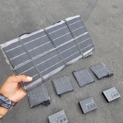 7 solar panels in total 3 40watt and 4 30watt all pre owned