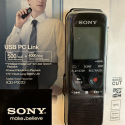 Sony, Digital Flash Voice Recorder (Model ICD-PX312)