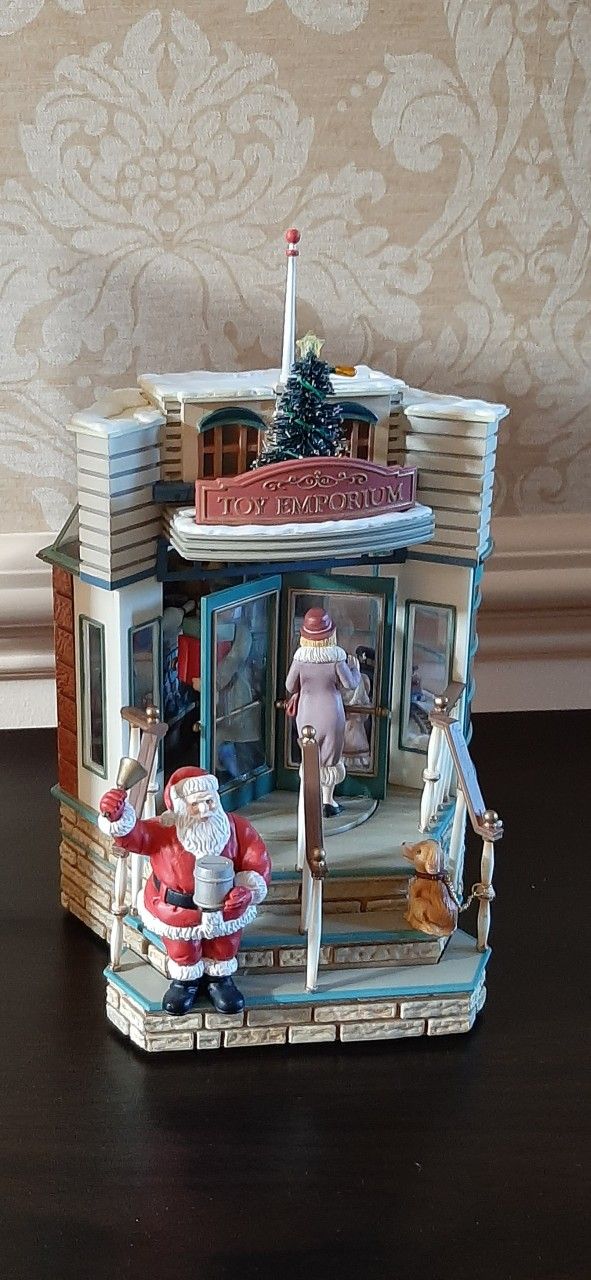 Vintage Enesco Musical “The Toy Emporium” - Plays “Silver Bells”
