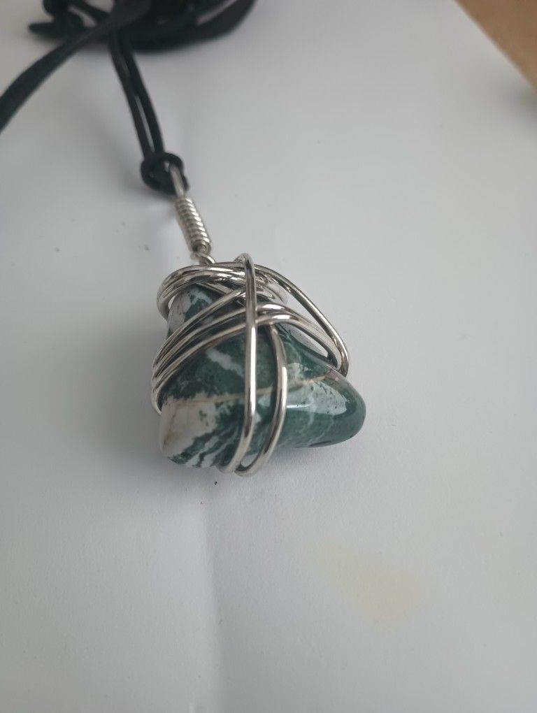 2 Necklace With Chrysocolla Stone