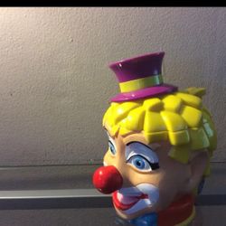 Ringling Brothers Barnum Bailey Circus Clown Mug w Hat Flip Open Lid 2001..... CHECK OUT MY PAGE FOR MORE ITEMS