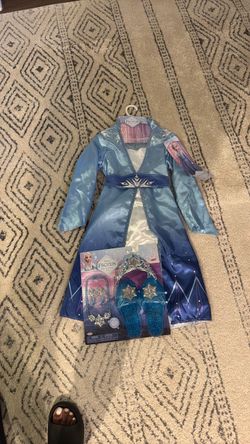 Disney Frozen Elsa Girls Costume Dress