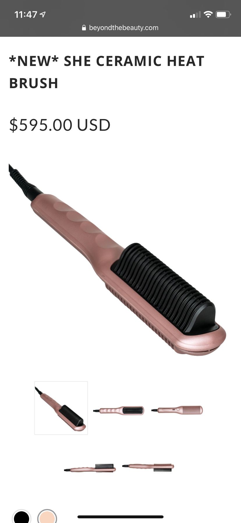 SHE by Beyond the beauty Ceramic Heat Brush