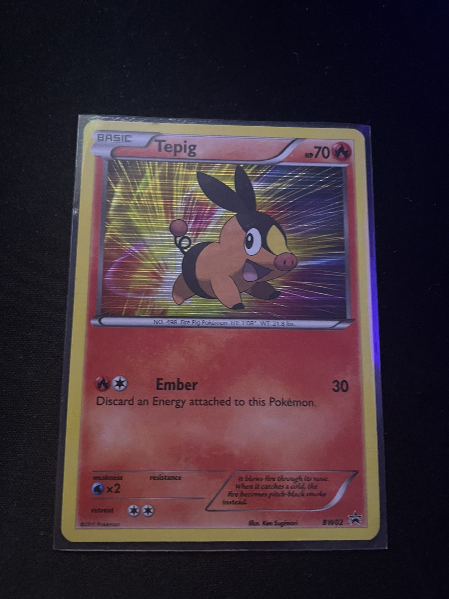 Tepig BW02 Promo