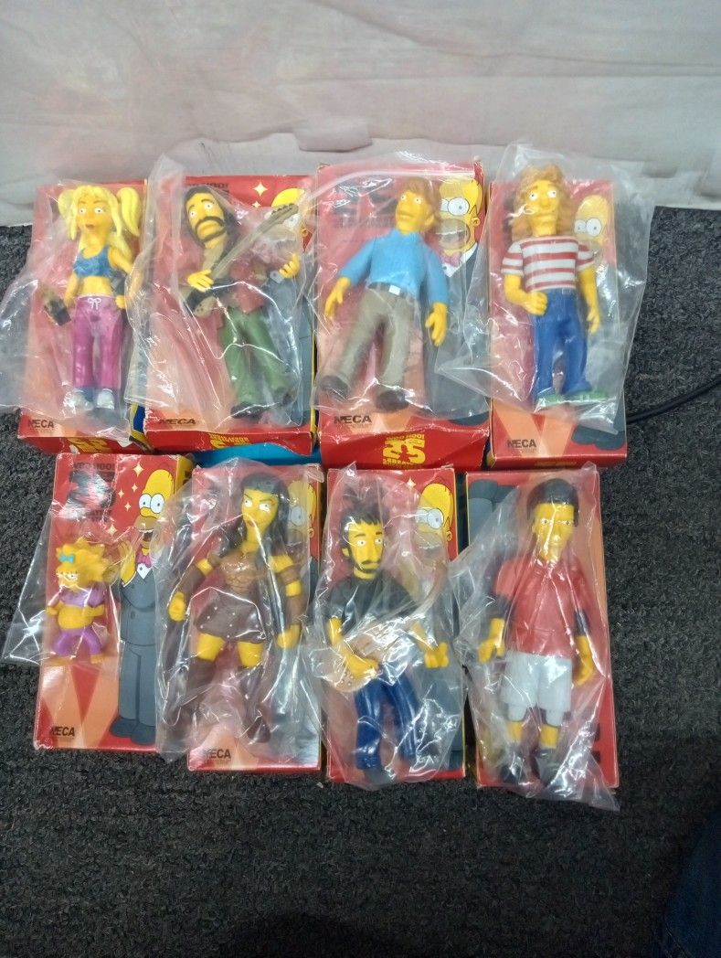 The Simpsons series 2 NECA 8 pieces
