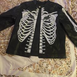 Leather Jacket Size L