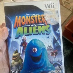 Monsters Vs. Aliens Wii (read The Description)