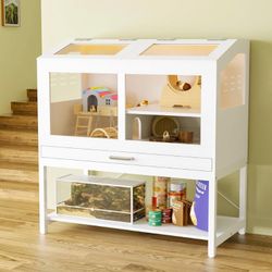 Hamster Cage with Storage cabinet 