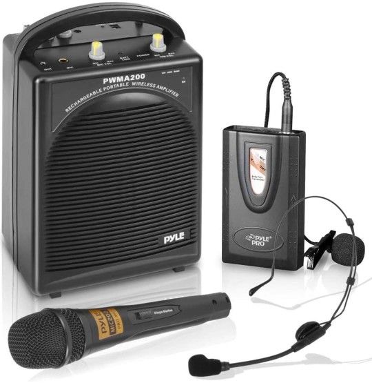 Pyle Portable PA Speaker & Microphone System #1005