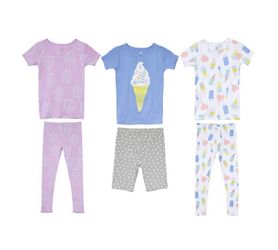 NWT Carter's Kids' 6-pc Ice Cream PJ 4T